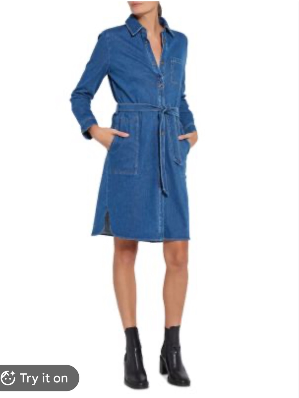 LYSSE🔥 Denim Schiffer Dress
